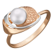Золотое кольцо с жемчугом