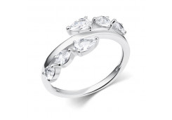 Серебряное кольцо с фианитом