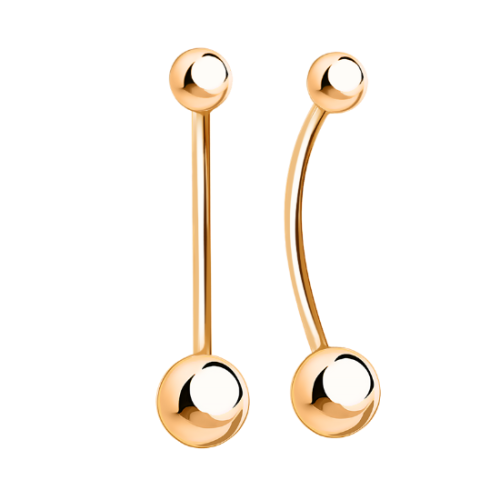 Серьга д/пирсинга из золота 