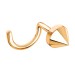 Серьга д/пирсинга из золота 