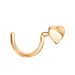 Серьга д/пирсинга из золота 