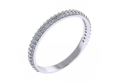 Серебряное кольцо с фианитом