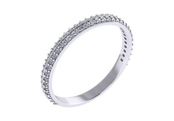 Серебряное кольцо с фианитом