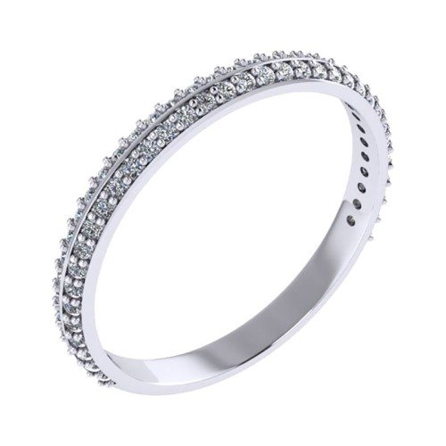 Серебряное кольцо с фианитом