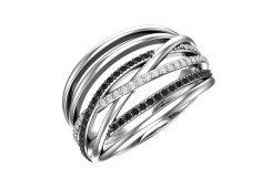 Серебряное кольцо с фианитом