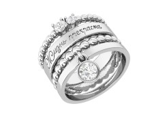Серебряное кольцо с фианитом