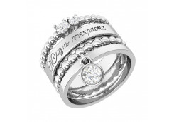 Серебряное кольцо с фианитом