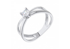 Серебряное кольцо с фианитом