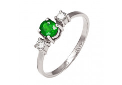 Серебряное кольцо с кварцем