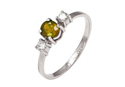 Серебряное кольцо с кварцем