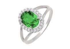 Серебряное кольцо с кварцем