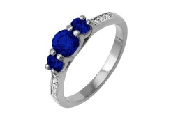 Серебряное кольцо с кварцем