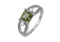 Серебряное кольцо с кварцем