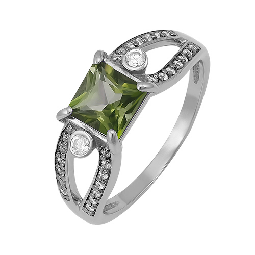 Серебряное кольцо с кварцем