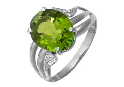 Серебряное кольцо с кварцем