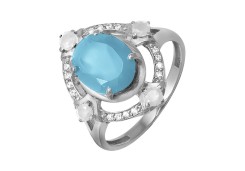 Серебряное кольцо с кварцем