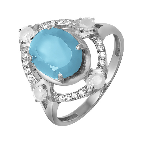 Серебряное кольцо с кварцем