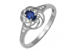 Серебряное кольцо с кварцем