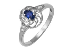 Серебряное кольцо с кварцем