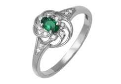 Серебряное кольцо с кварцем