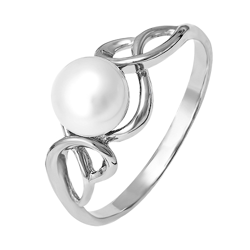 Серебряное кольцо с жемчугом