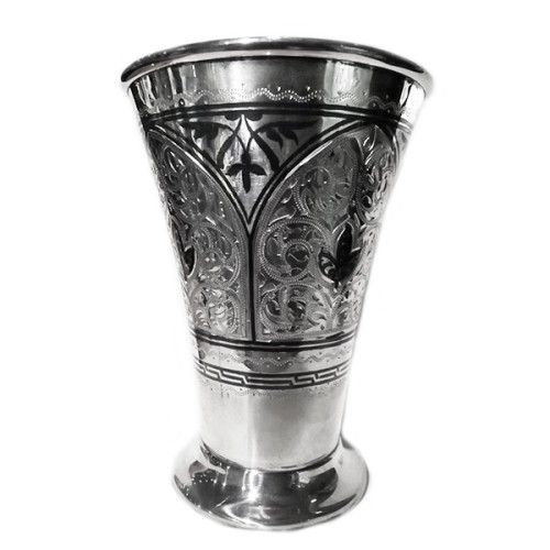 Посуда из серебра с чернением