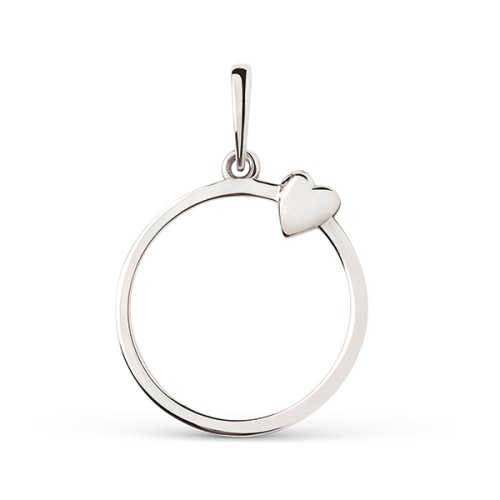 Подвеска из белого золота 