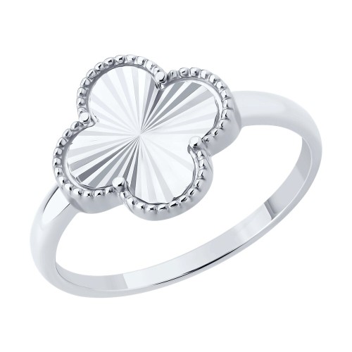 Кольцо из белого золота 