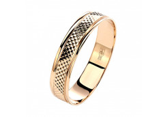 Золотое обручальное кольцо 