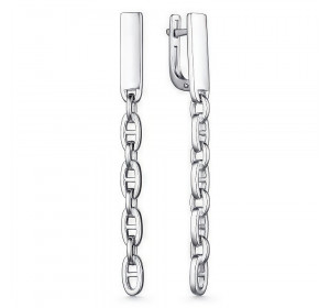 Серебряные cерьги висячие