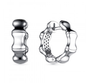 Серебряные cерьги классические