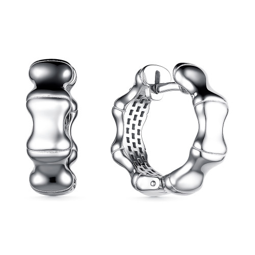 Серебряные cерьги классические