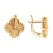 Золотые cерьги классические