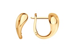 Золотые cерьги висячие