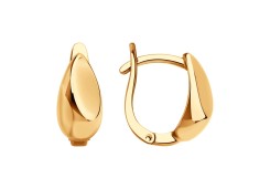 Золотые cерьги классические