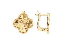 Золотые cерьги классические