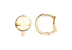 Золотые cерьги классические