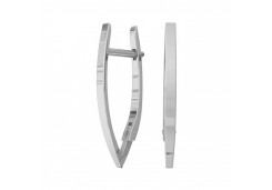 Серебряные cерьги классические