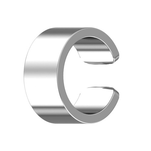 Серебряная серьга классическая