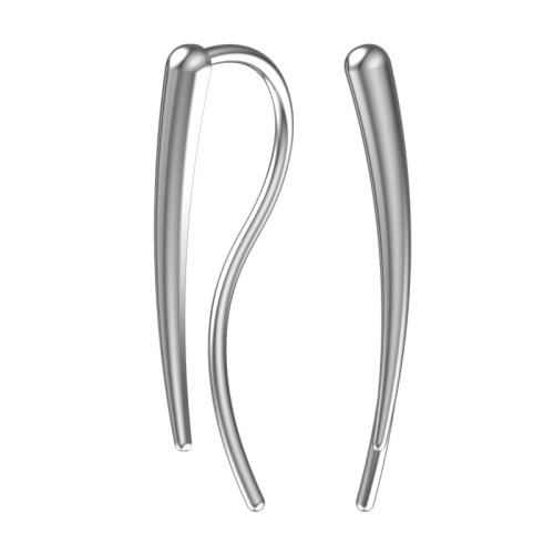 Серебряные cерьги классические