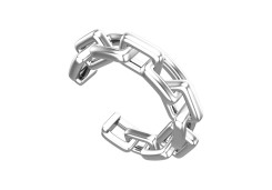 Серебряная серьга классическая