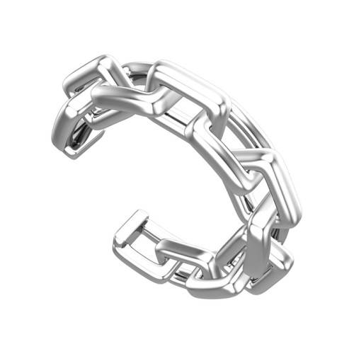 Серебряная серьга классическая