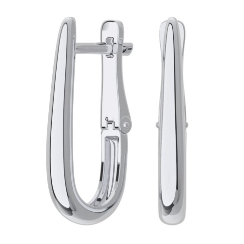 Серебряные cерьги классические