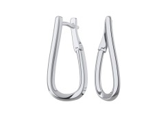 Серебряные cерьги классические