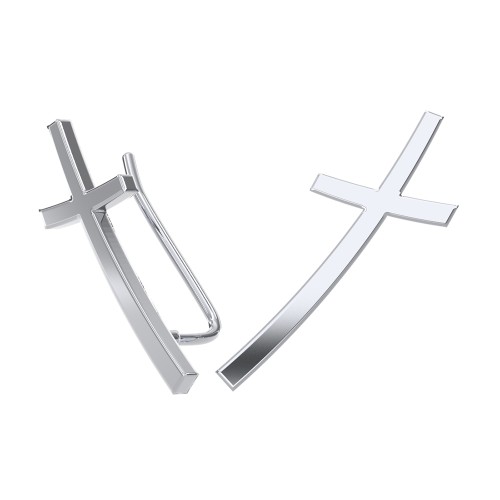 Серебряные cерьги классические