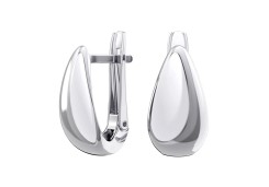 Серебряные cерьги классические