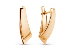 Золотые cерьги классические