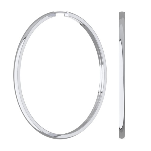 Серебряные cерьги конго