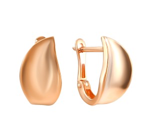 Золотые cерьги классические