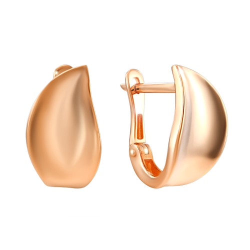 Золотые cерьги классические